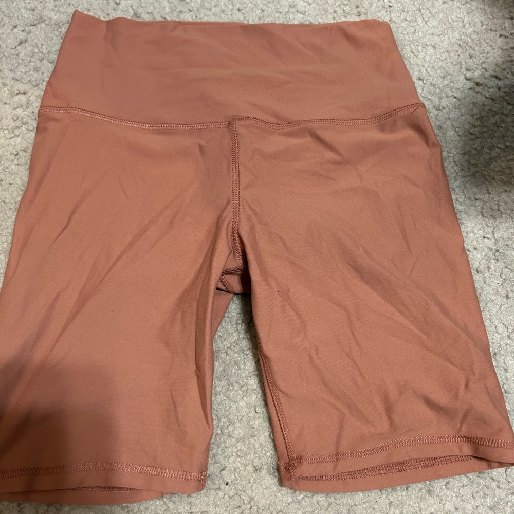 Peachy biker shorts